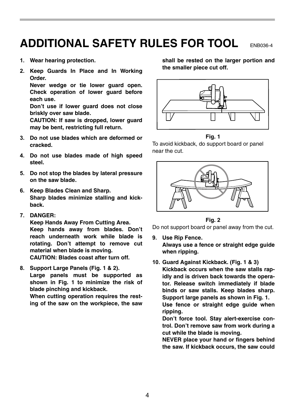 Additional safety rules for tool | Makita MT560 User Manual | Page 4 / 12