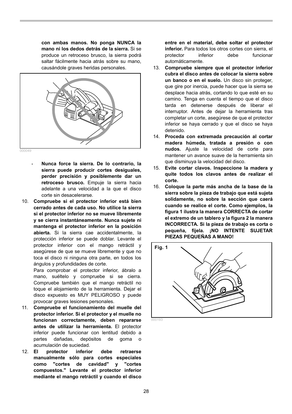 Makita BSS610 User Manual | Page 28 / 36