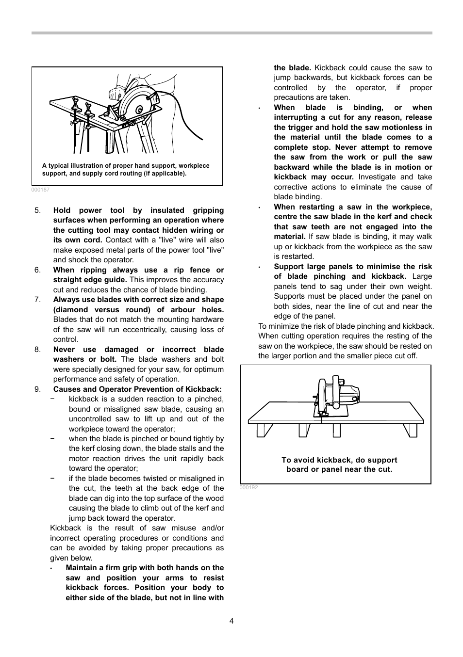 Makita BSS610 User Manual | Page 4 / 36