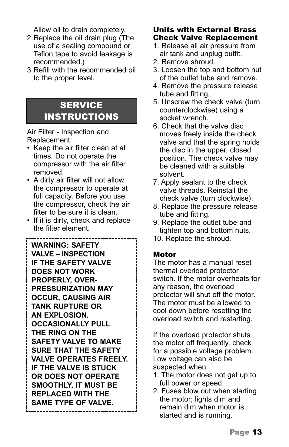 Service instructions | Makita MAC5200 User Manual | Page 13 / 20
