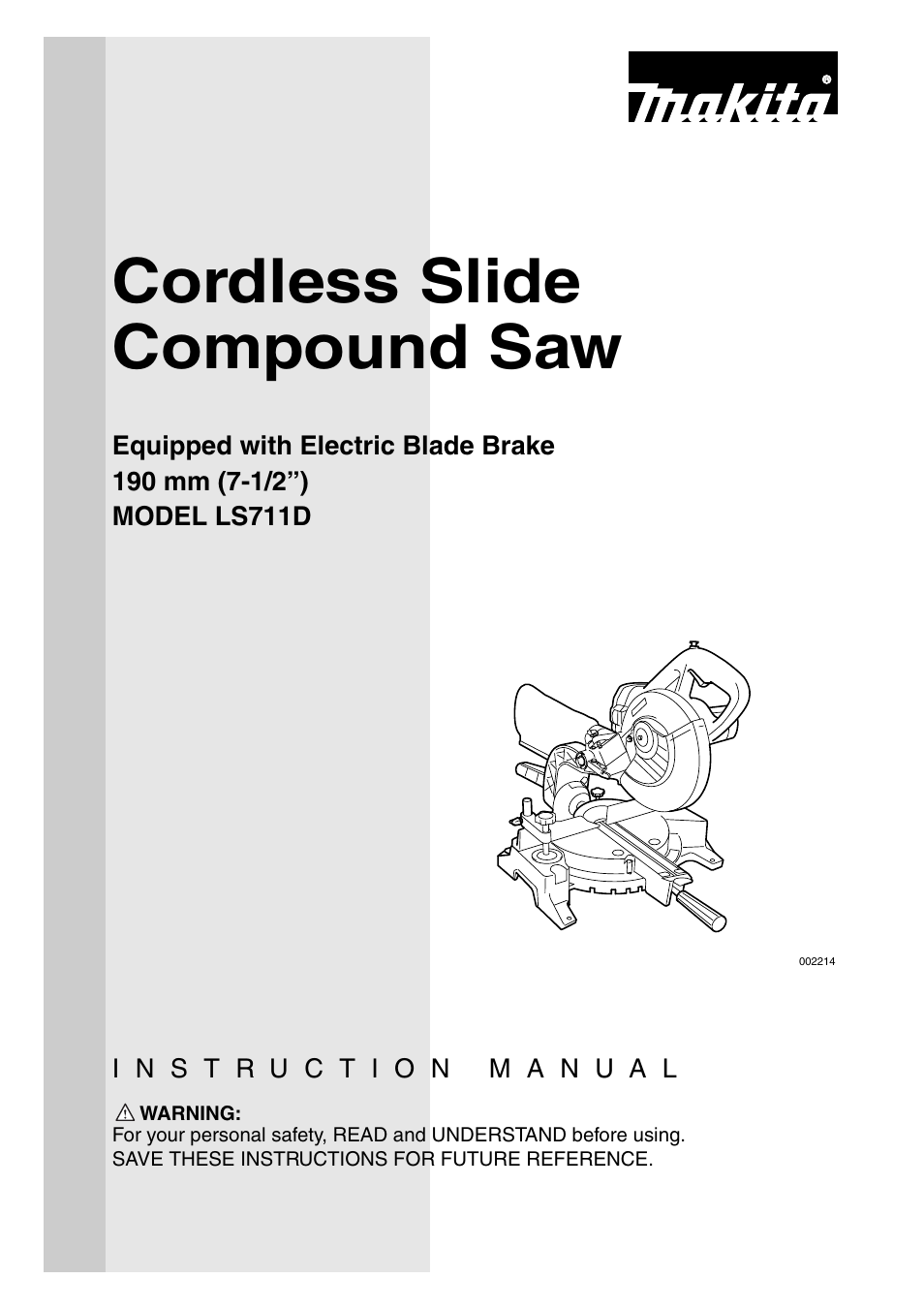 Makita LS711D User Manual | 36 pages