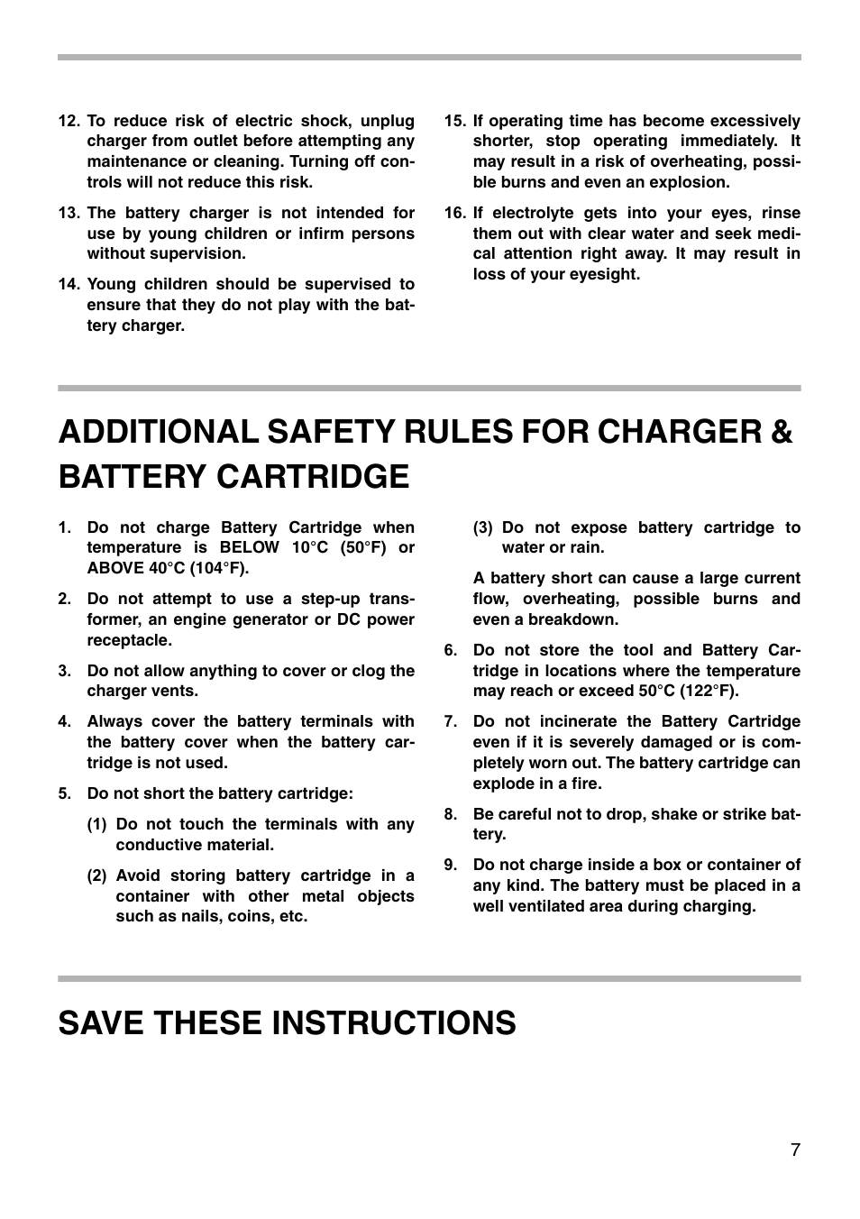 Save these instructions | Makita LS711D User Manual | Page 7 / 36