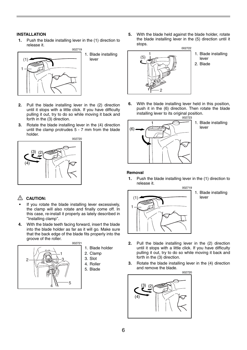 Makita 4334 User Manual | Page 6 / 36