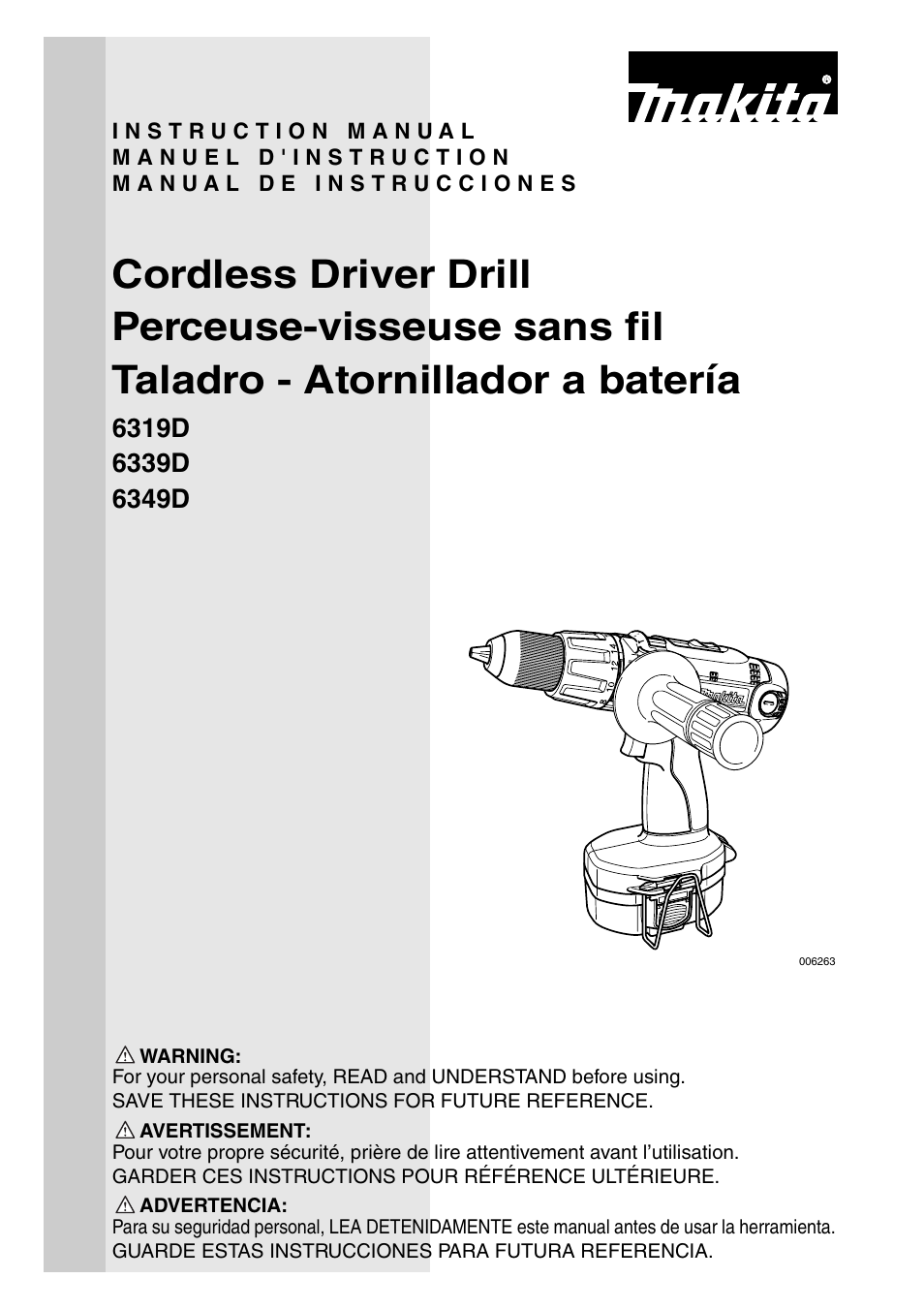 Makita 6339D User Manual | 32 pages