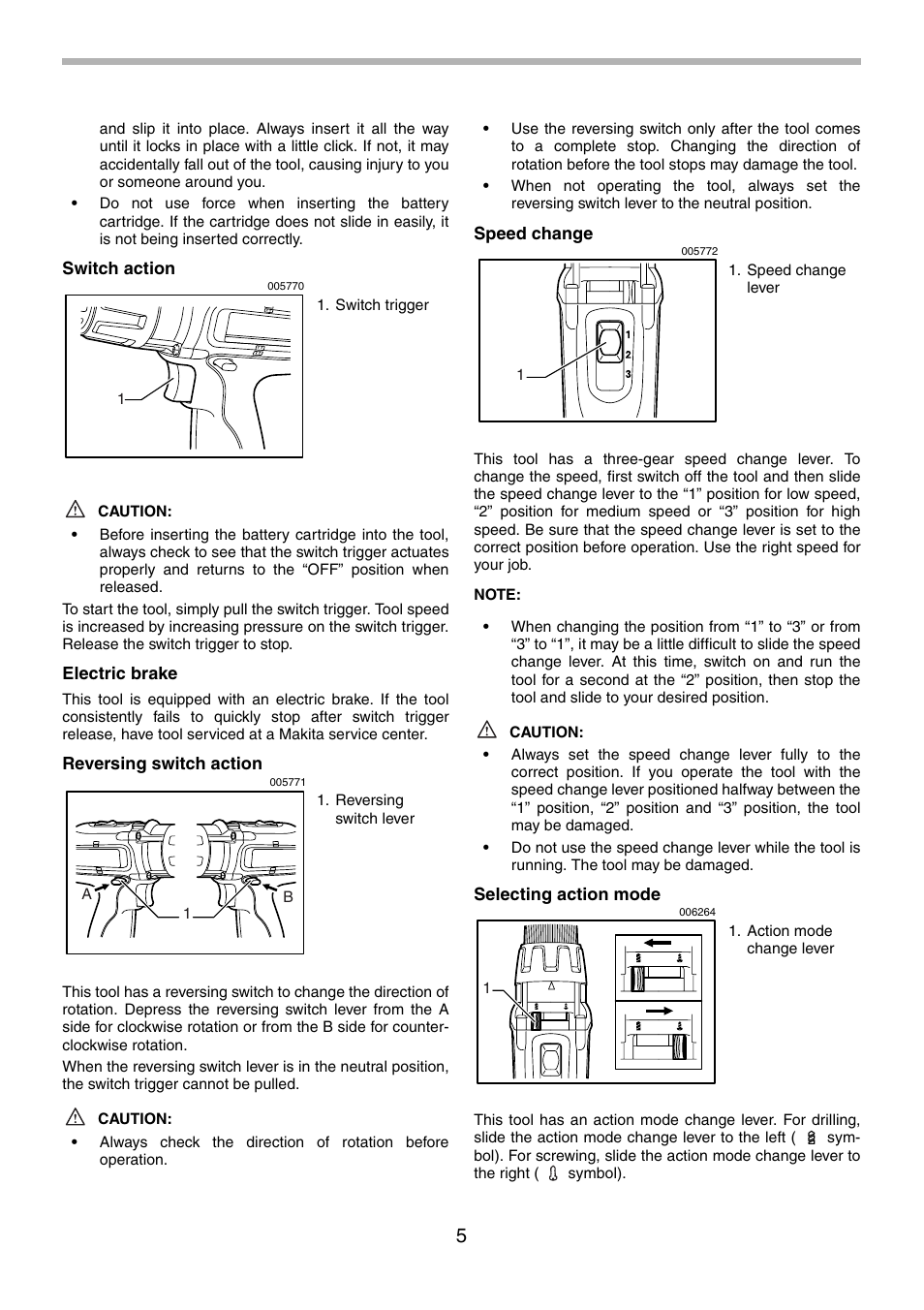 Makita 6339D User Manual | Page 5 / 32