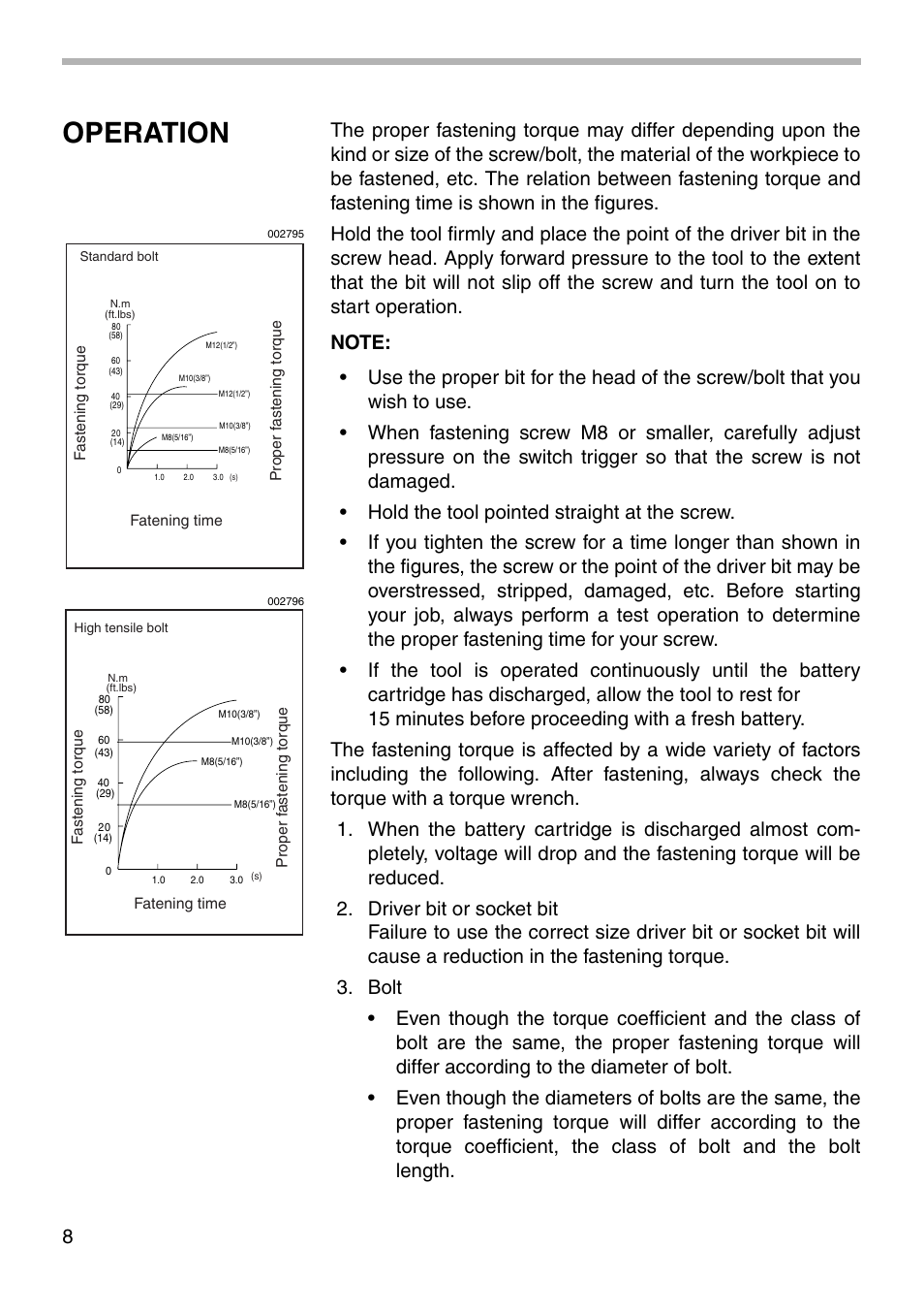 Operation | Makita 6916D User Manual | Page 8 / 12