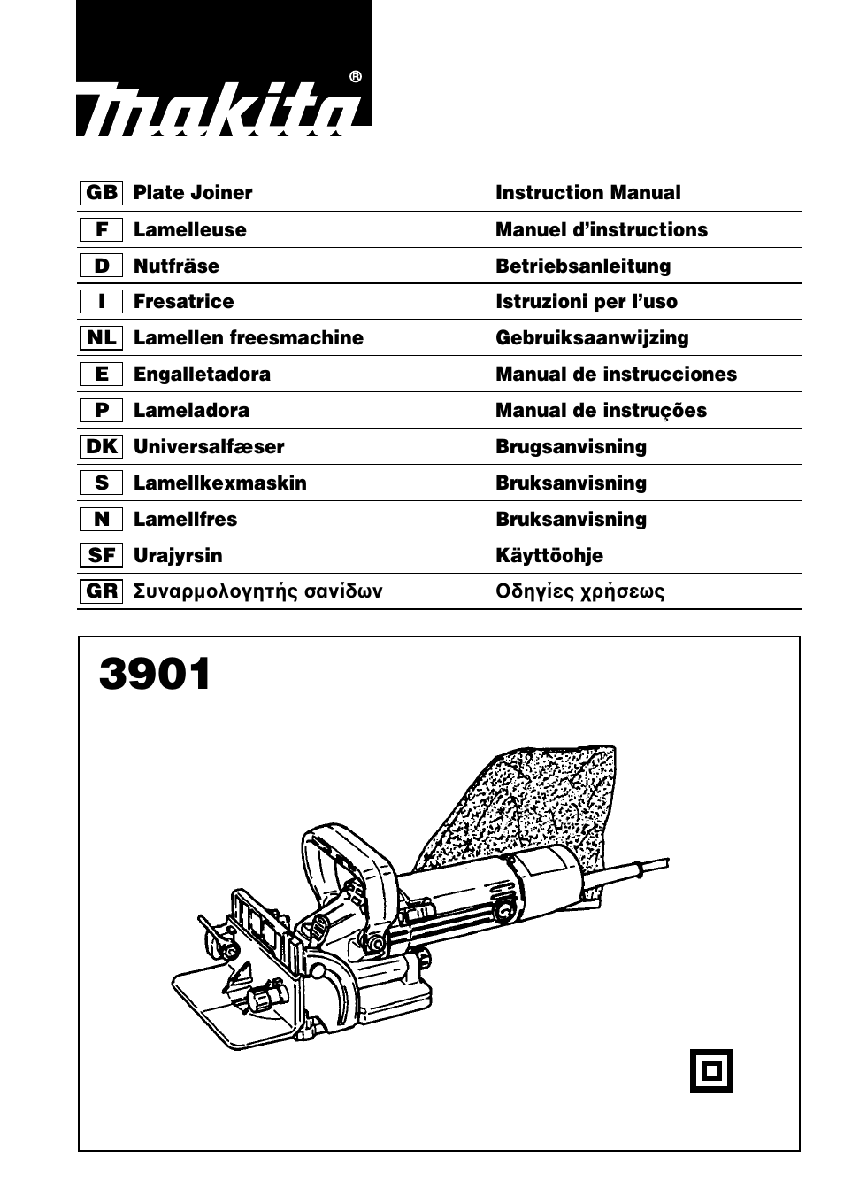 Makita 3901 User Manual | 48 pages