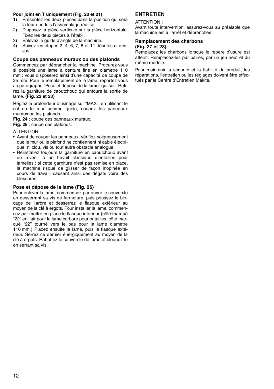 Makita 3901 User Manual | Page 12 / 48