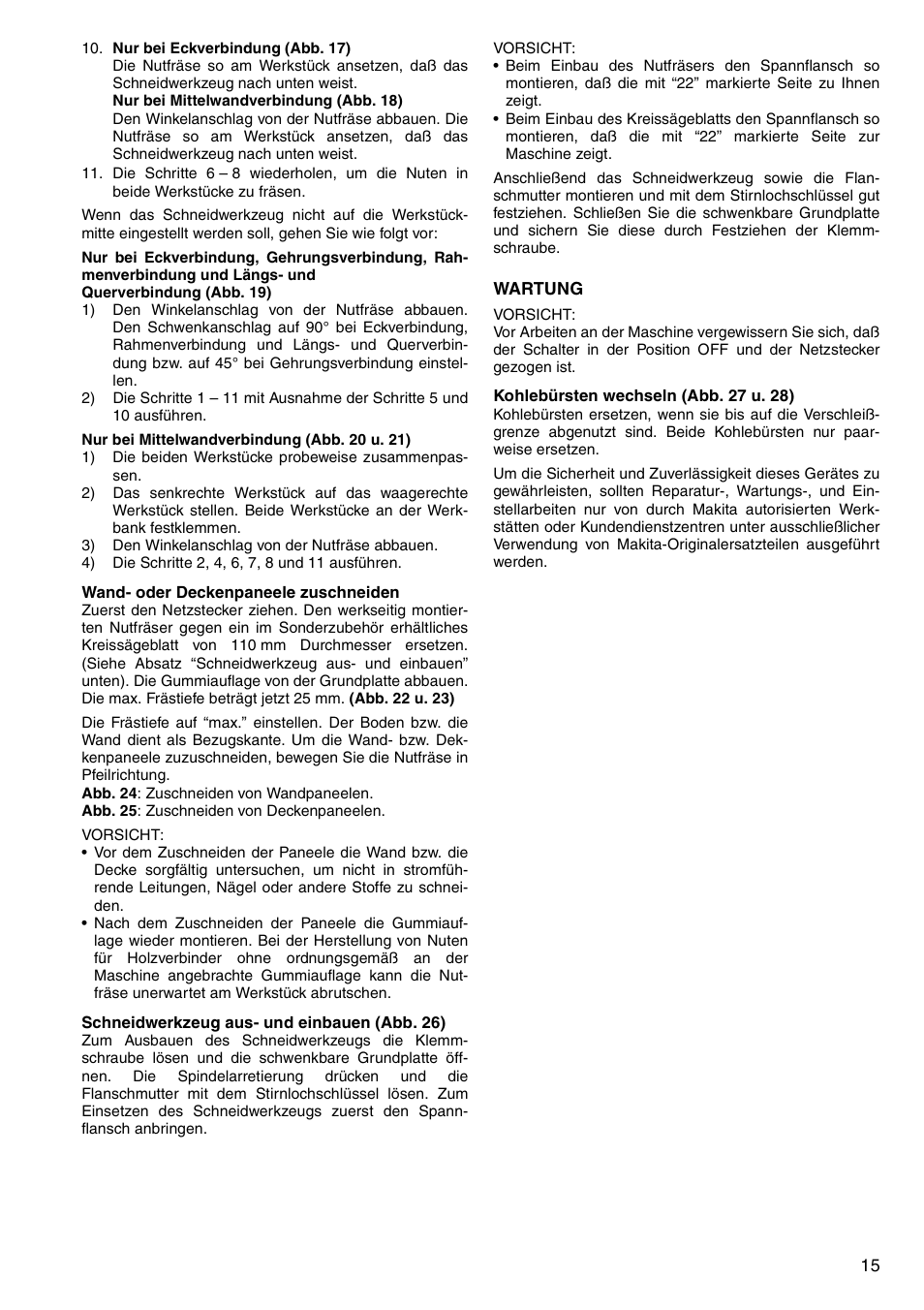 Makita 3901 User Manual | Page 15 / 48