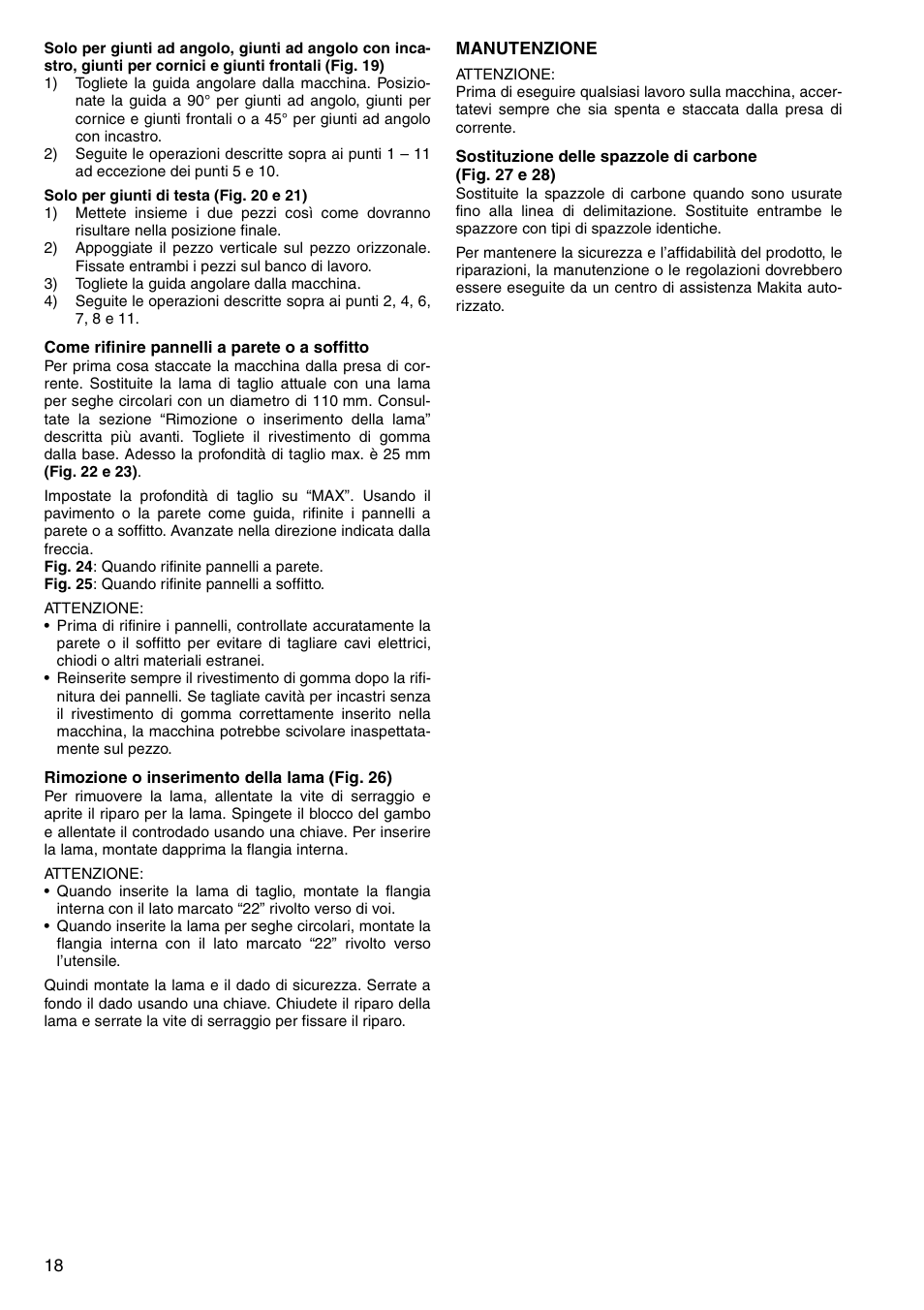 Makita 3901 User Manual | Page 18 / 48
