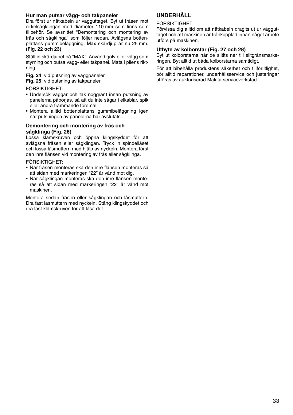 Makita 3901 User Manual | Page 33 / 48