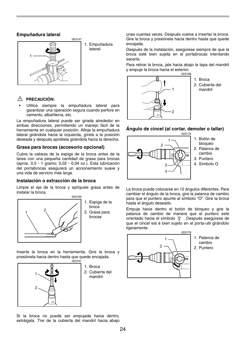 Makita HR5001C User Manual | Page 24 / 28