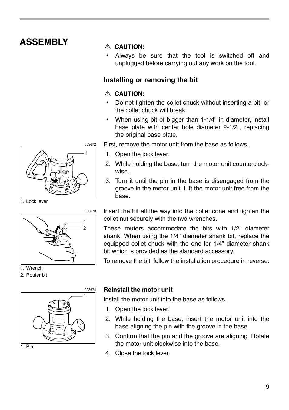 Assembly | Makita RD1100 User Manual | Page 9 / 20