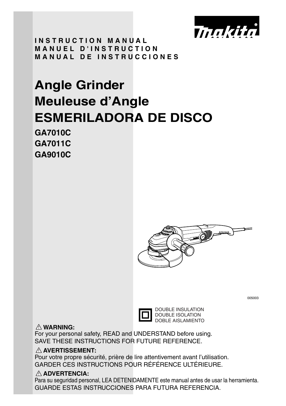 Makita GA9010C User Manual | 28 pages