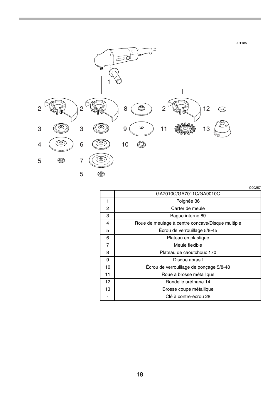 Makita GA9010C User Manual | Page 18 / 28