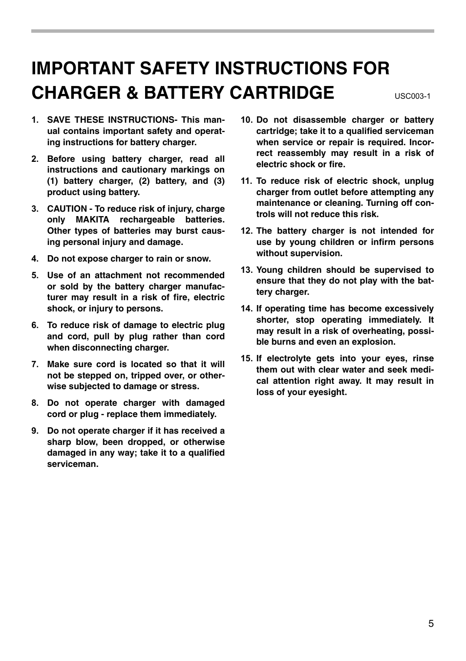 Makita 6176D User Manual | Page 5 / 16