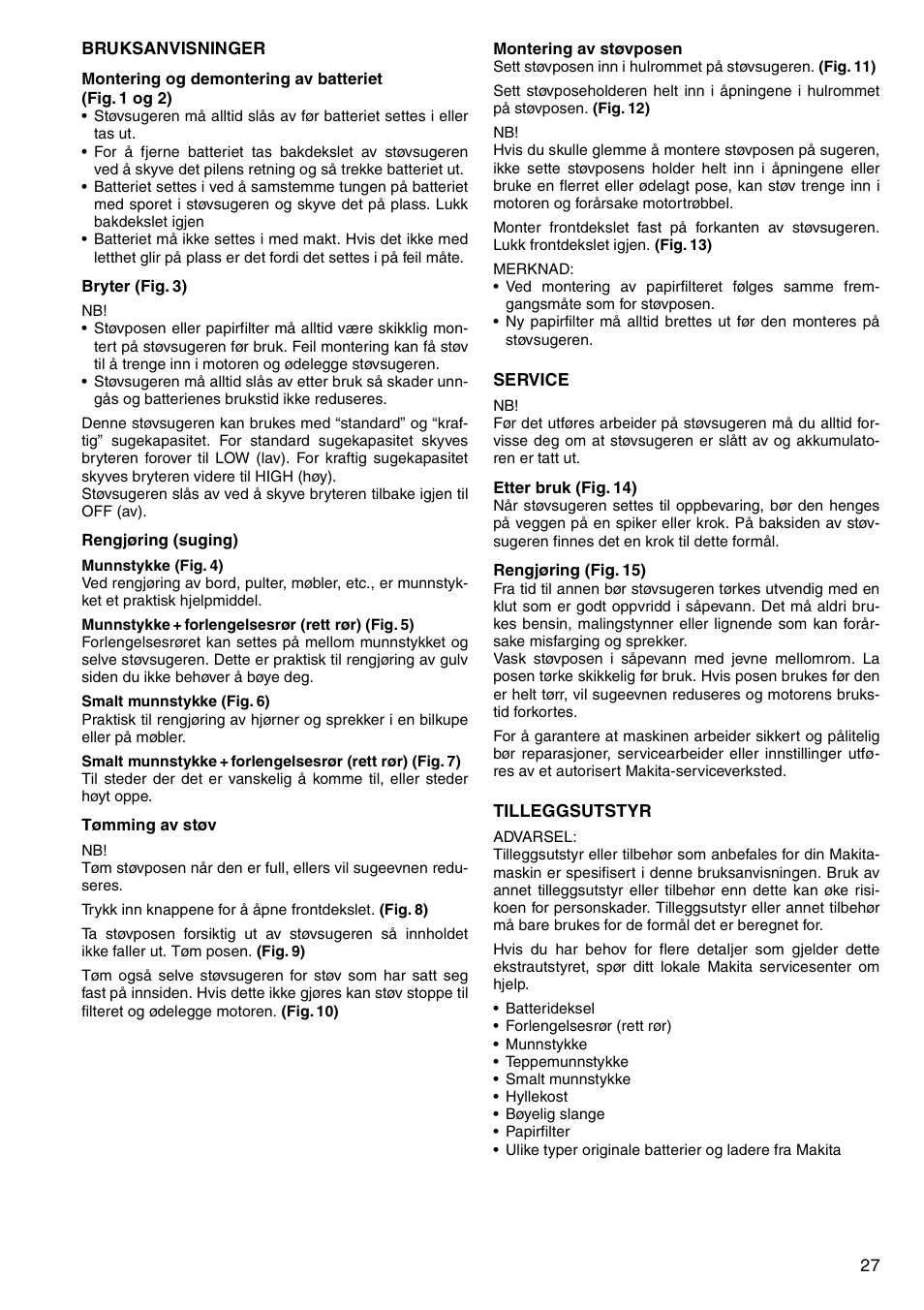 Makita 4073D User Manual | Page 27 / 32