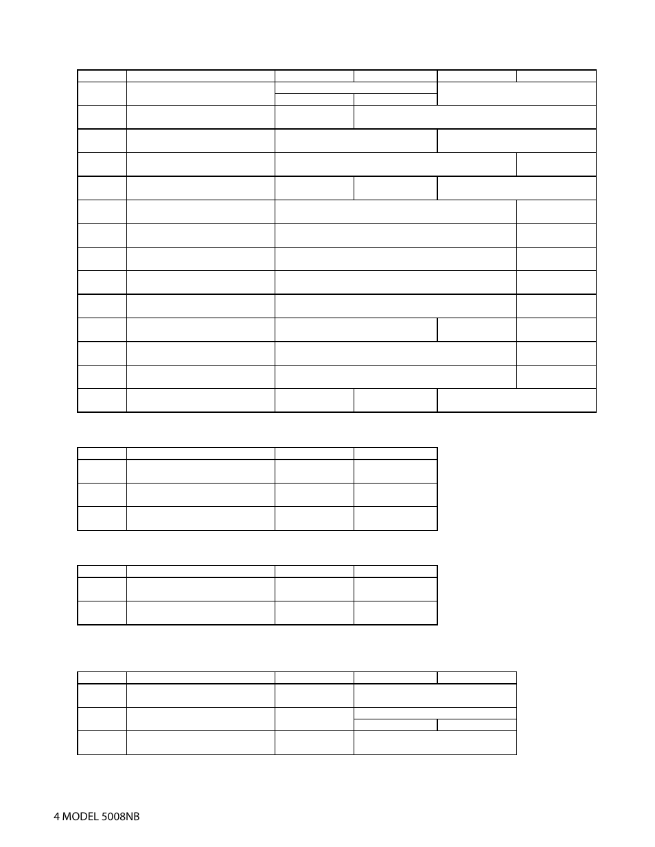 5008nb(forpb), Service change | Makita 5008NB User Manual | Page 4 / 4