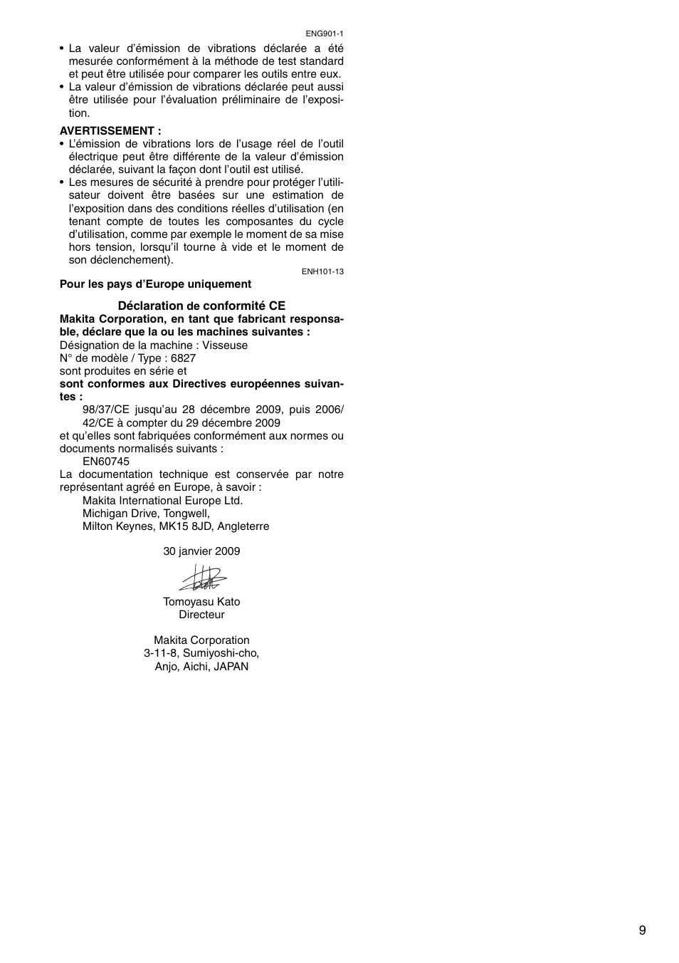 Makita Screwdriver 6827 User Manual | Page 9 / 32