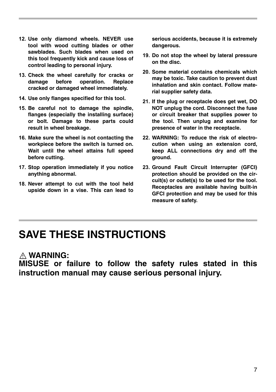 Save these instructions | Makita 4101RH User Manual | Page 7 / 20