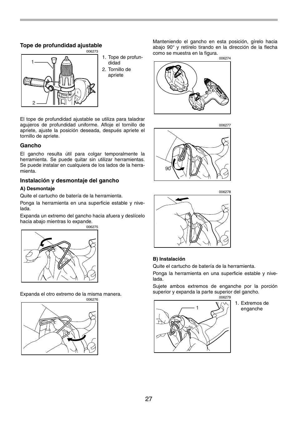 Makita 8434D User Manual | Page 27 / 32