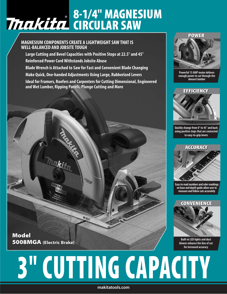 Makita 50008MGA User Manual | 2 pages