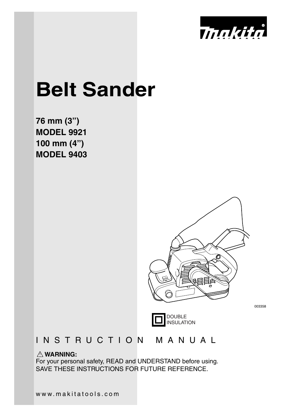 Makita 9921 User Manual | 16 pages