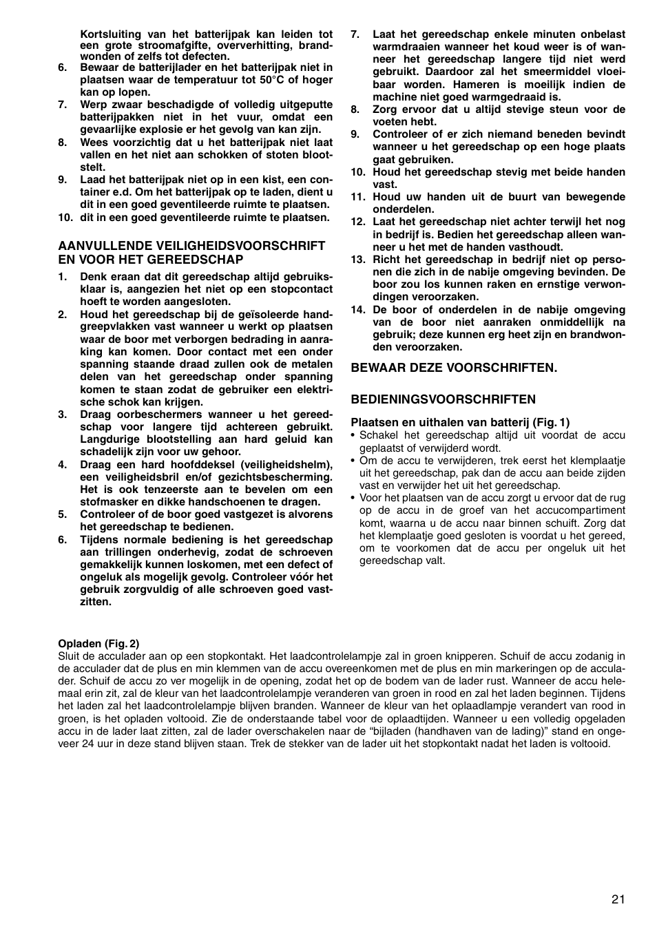 Makita CORDLESS ROTARY HAMMER HR160D User Manual | Page 21 / 64