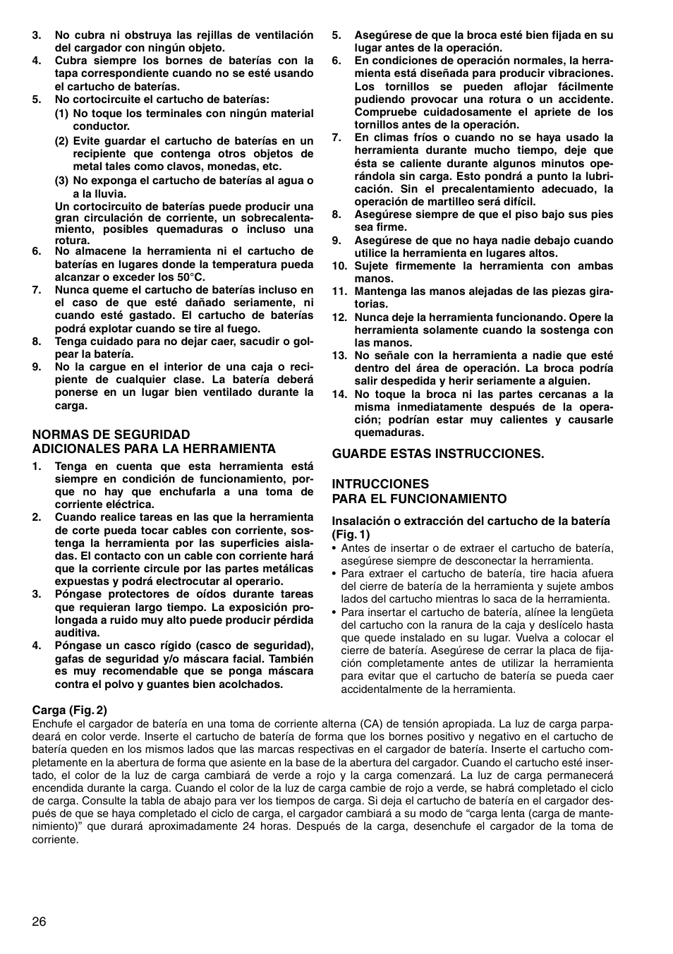 Makita CORDLESS ROTARY HAMMER HR160D User Manual | Page 26 / 64