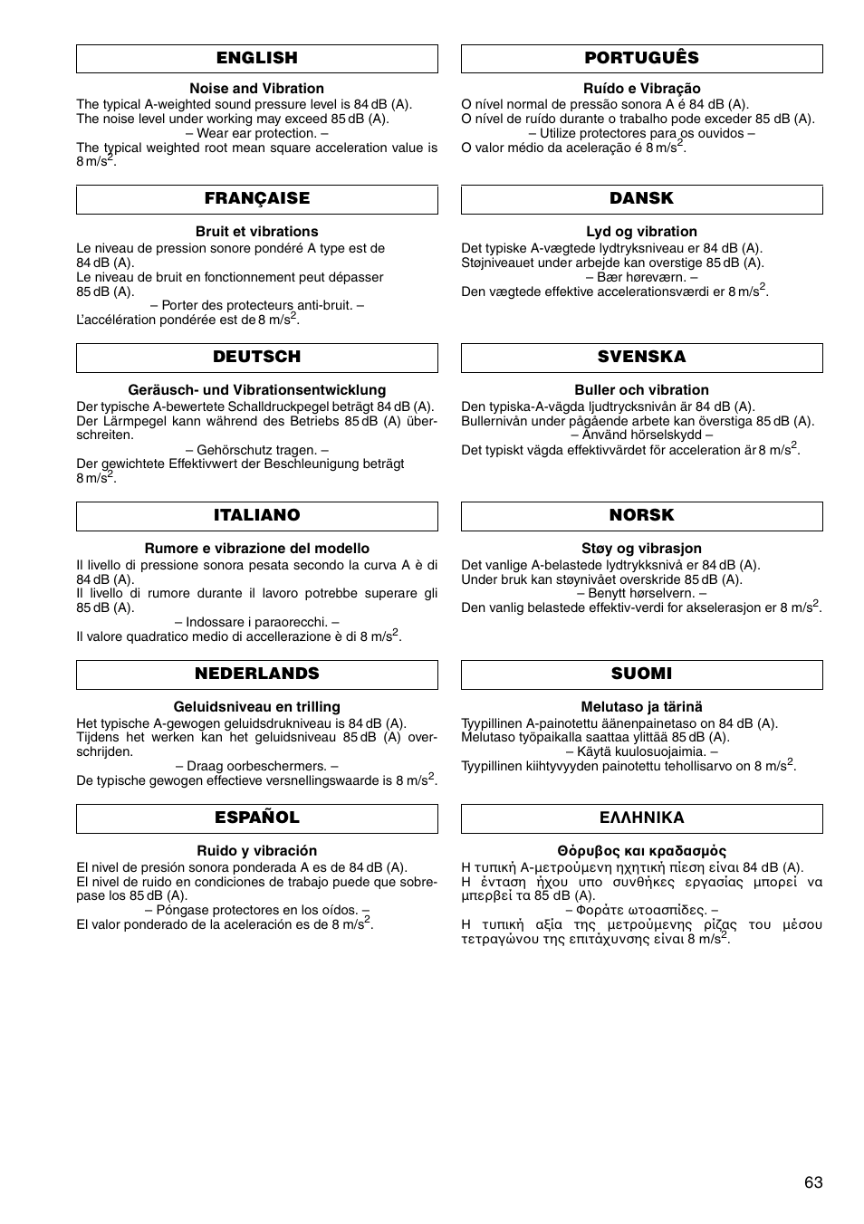 Makita CORDLESS ROTARY HAMMER HR160D User Manual | Page 63 / 64