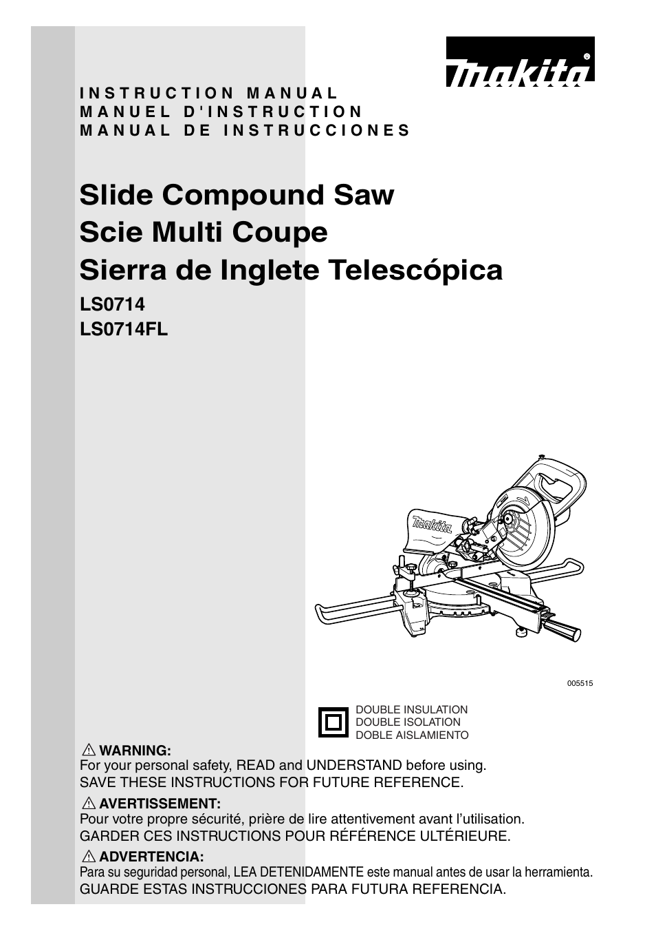 Makita LS0714FL User Manual | 68 pages