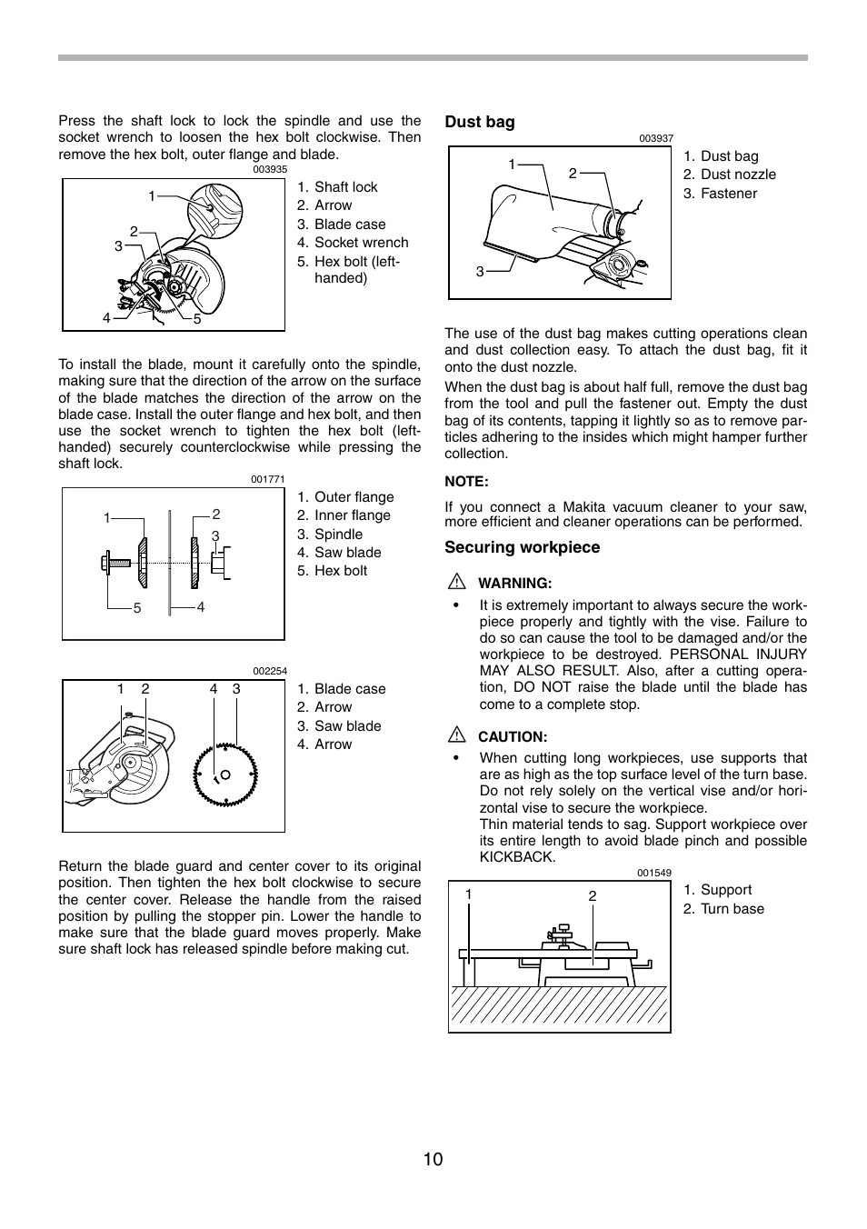 Makita LS0714FL User Manual | Page 10 / 68