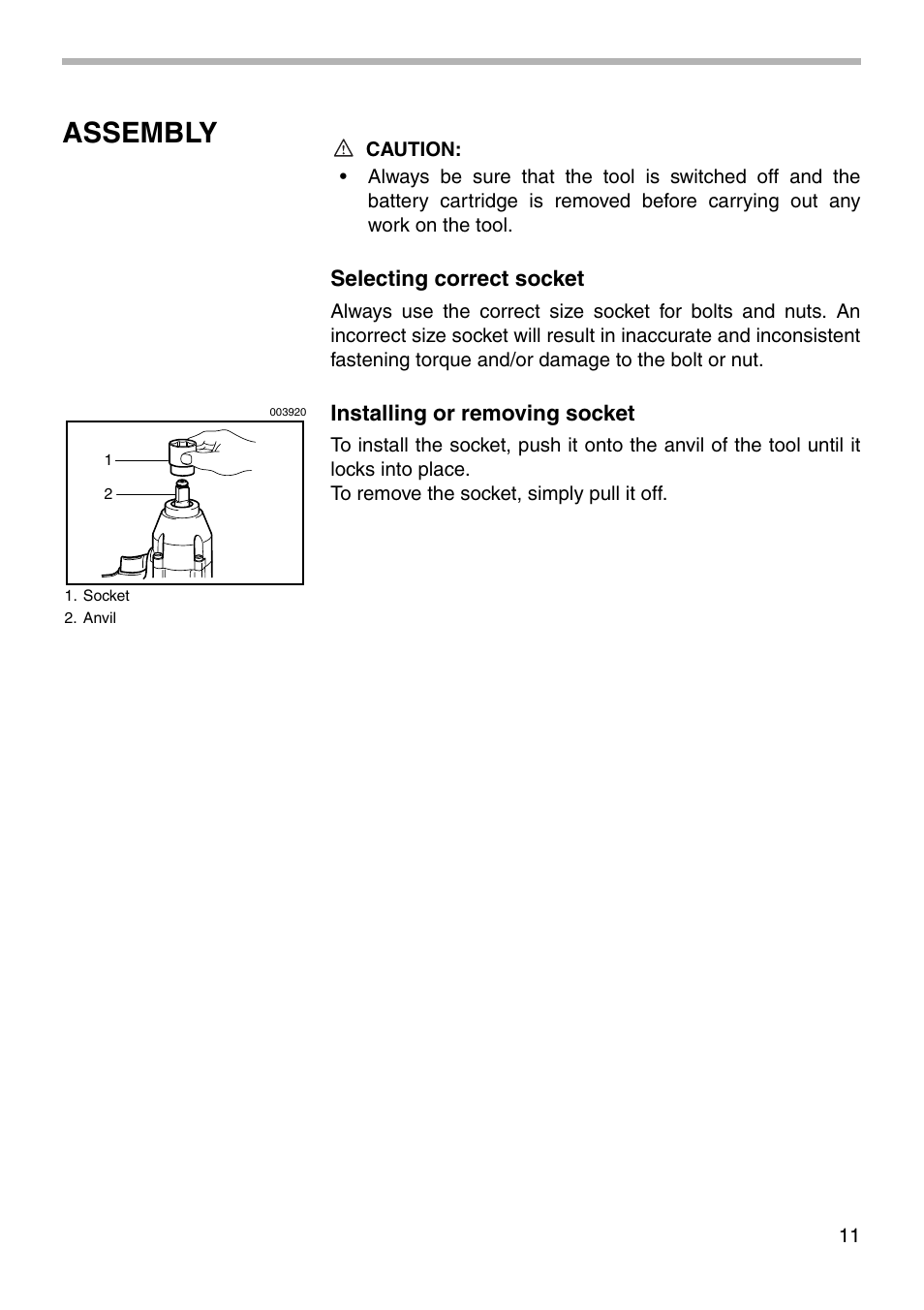 Assembly | Makita 6917D User Manual | Page 11 / 20