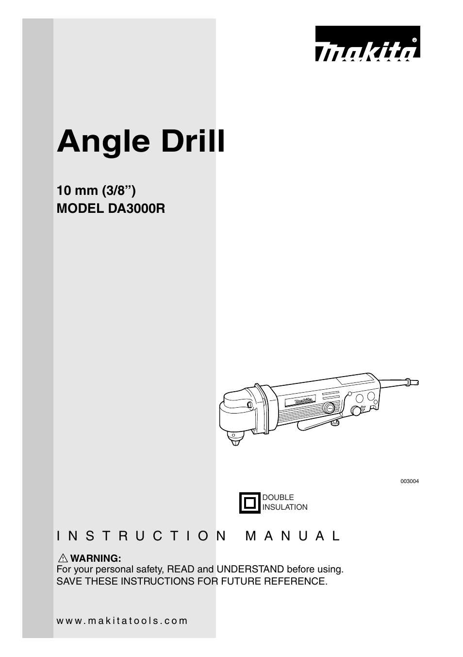 Makita DA3000R User Manual | 12 pages