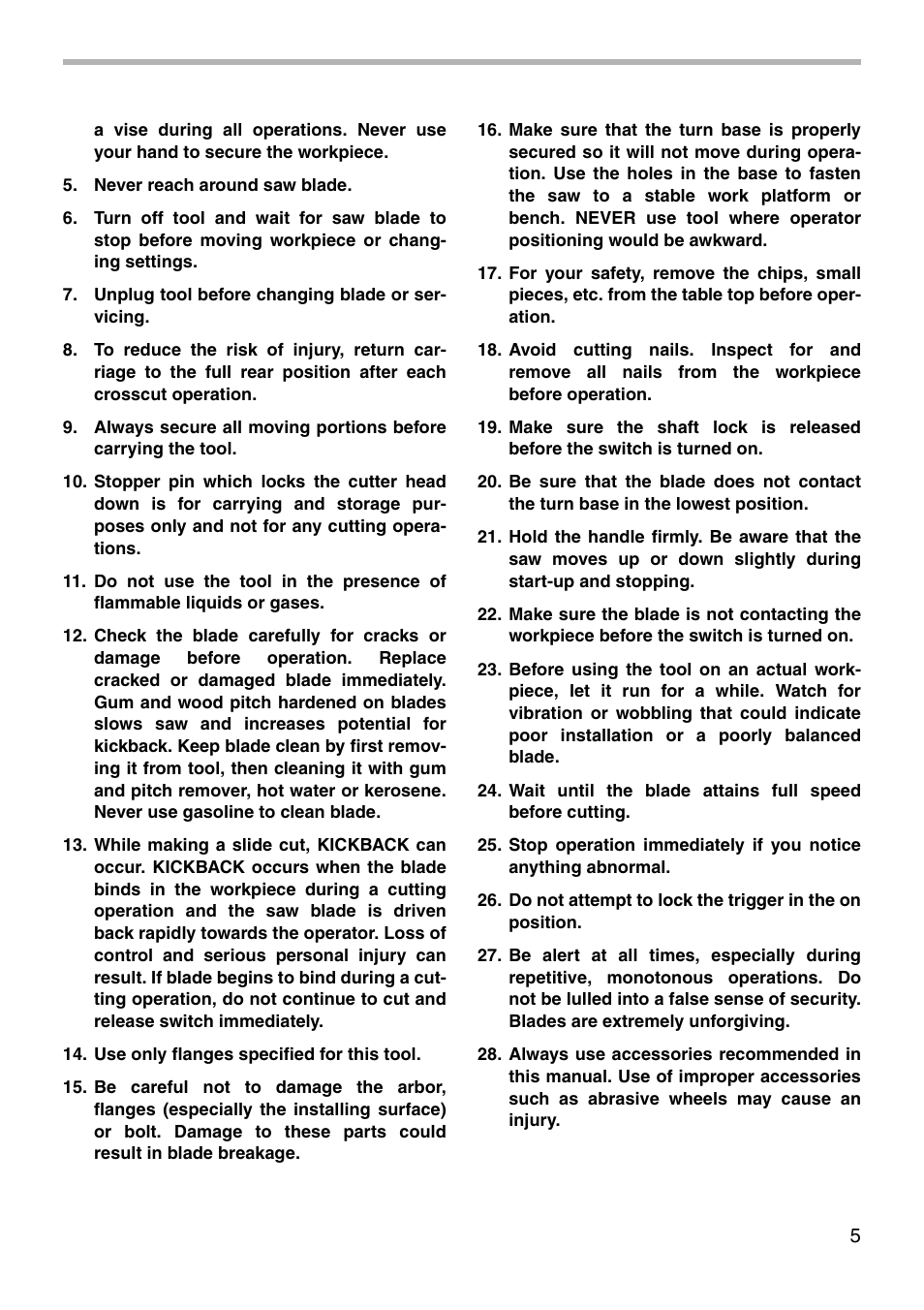 Makita SLIDE COMPOUND SAW LS0711Z User Manual | Page 5 / 32