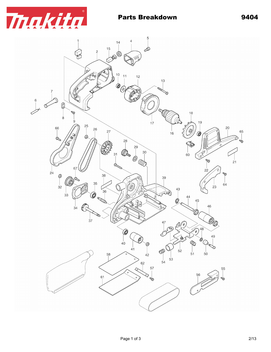 Makita 940 User Manual | 3 pages