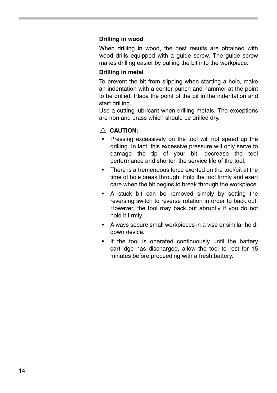 Makita 6343D User Manual | Page 14 / 20