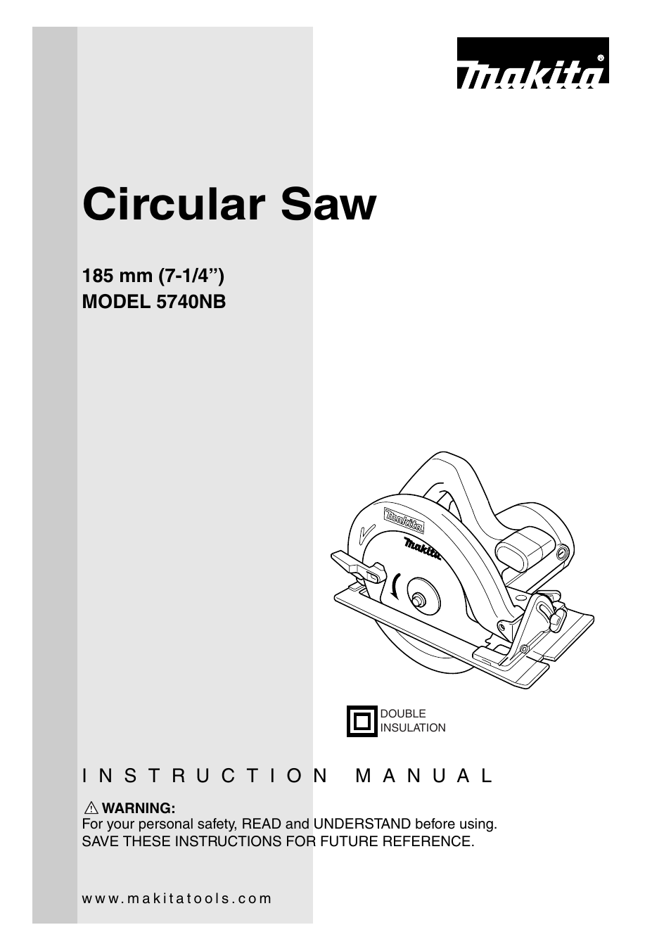 Makita 5740NB User Manual | 16 pages