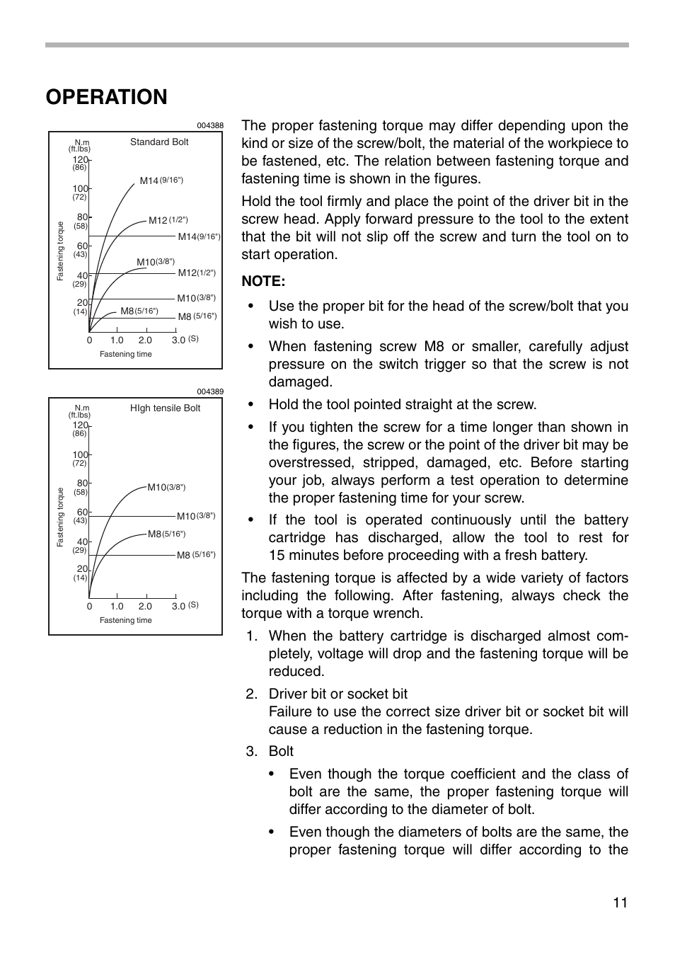 Operation | Makita 6932FD User Manual | Page 11 / 20