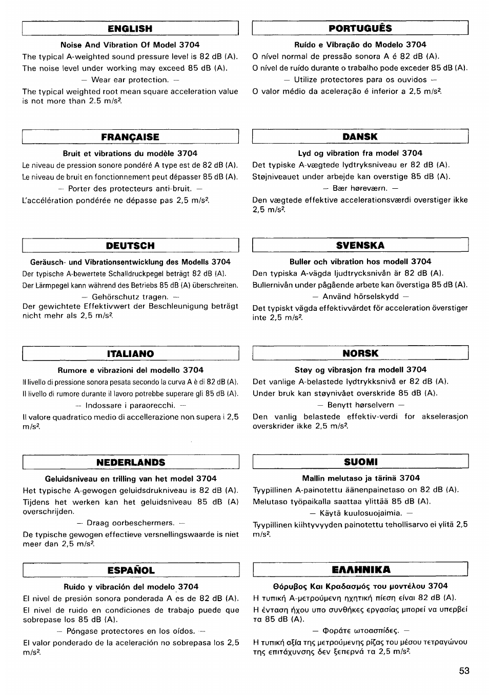 Makita 3704 User Manual | Page 53 / 56