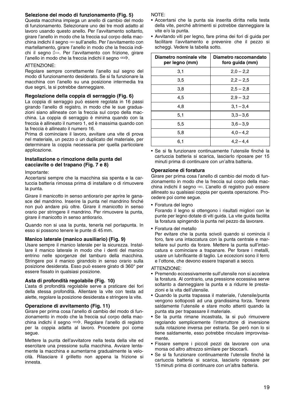 Makita 8443D User Manual | Page 19 / 64