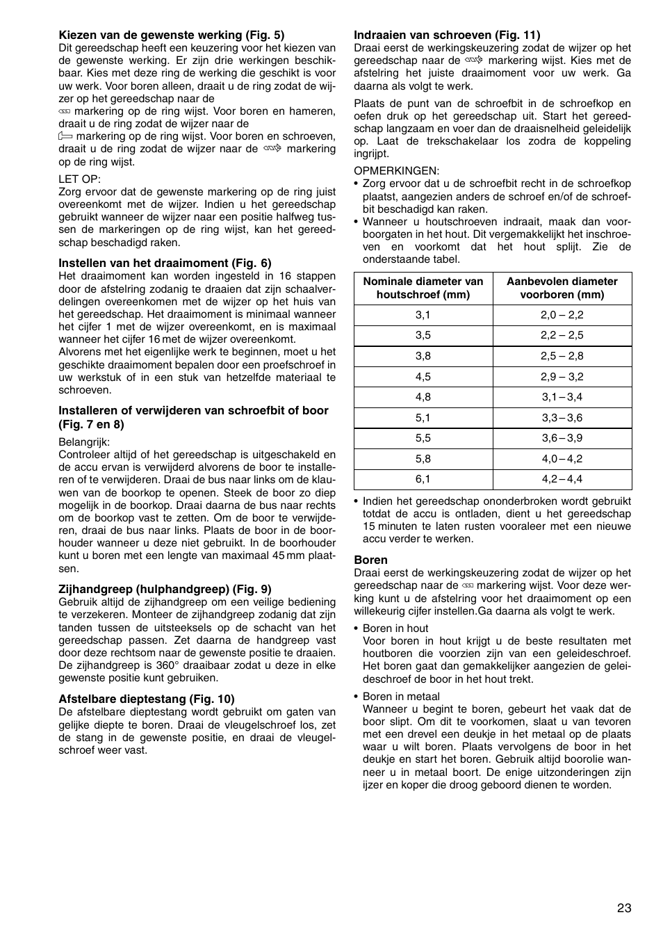 Makita 8443D User Manual | Page 23 / 64