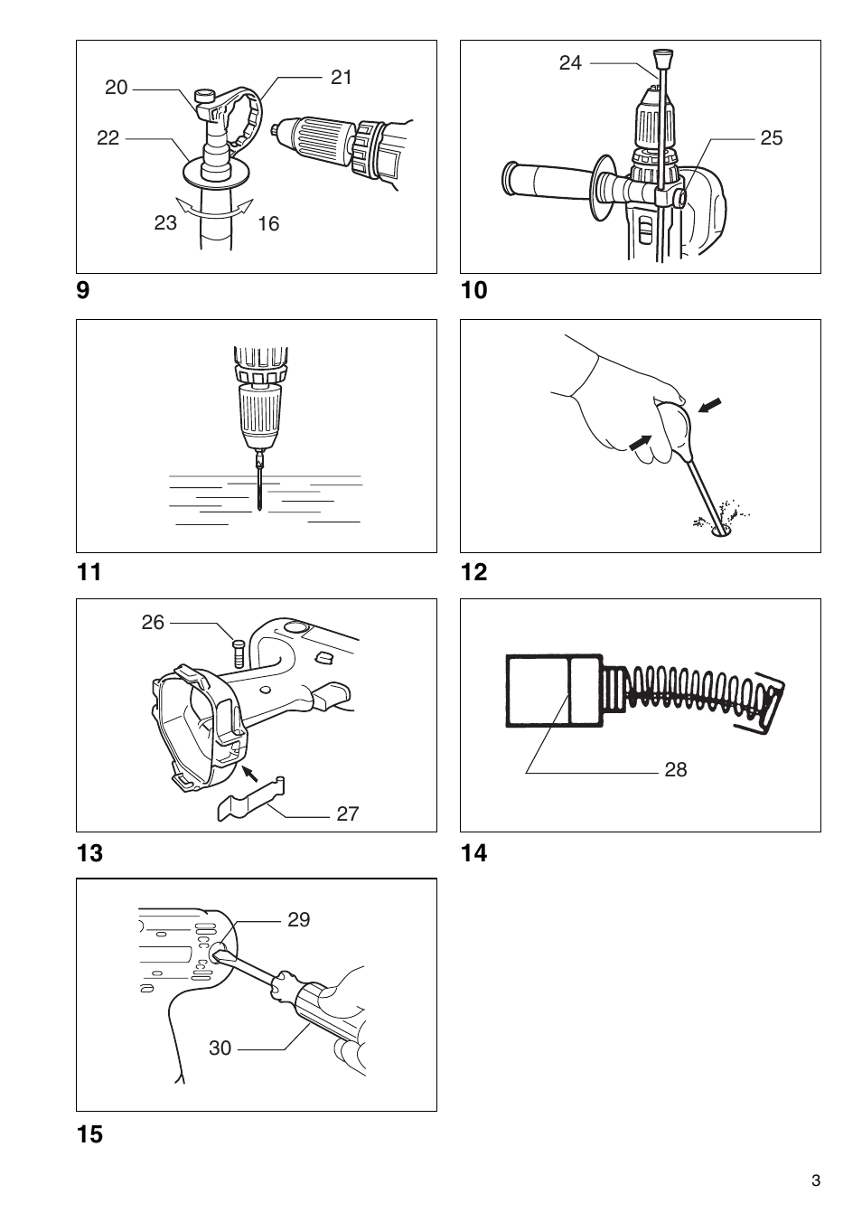 Makita 8443D User Manual | Page 3 / 64