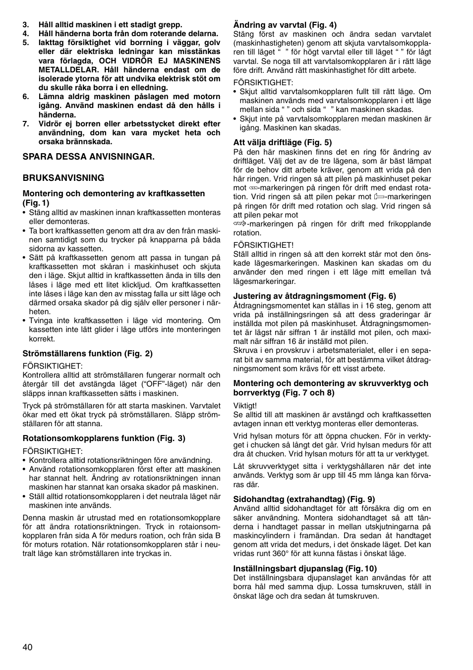Makita 8443D User Manual | Page 40 / 64