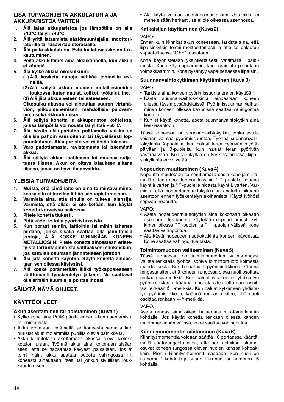 Makita 8443D User Manual | Page 48 / 64