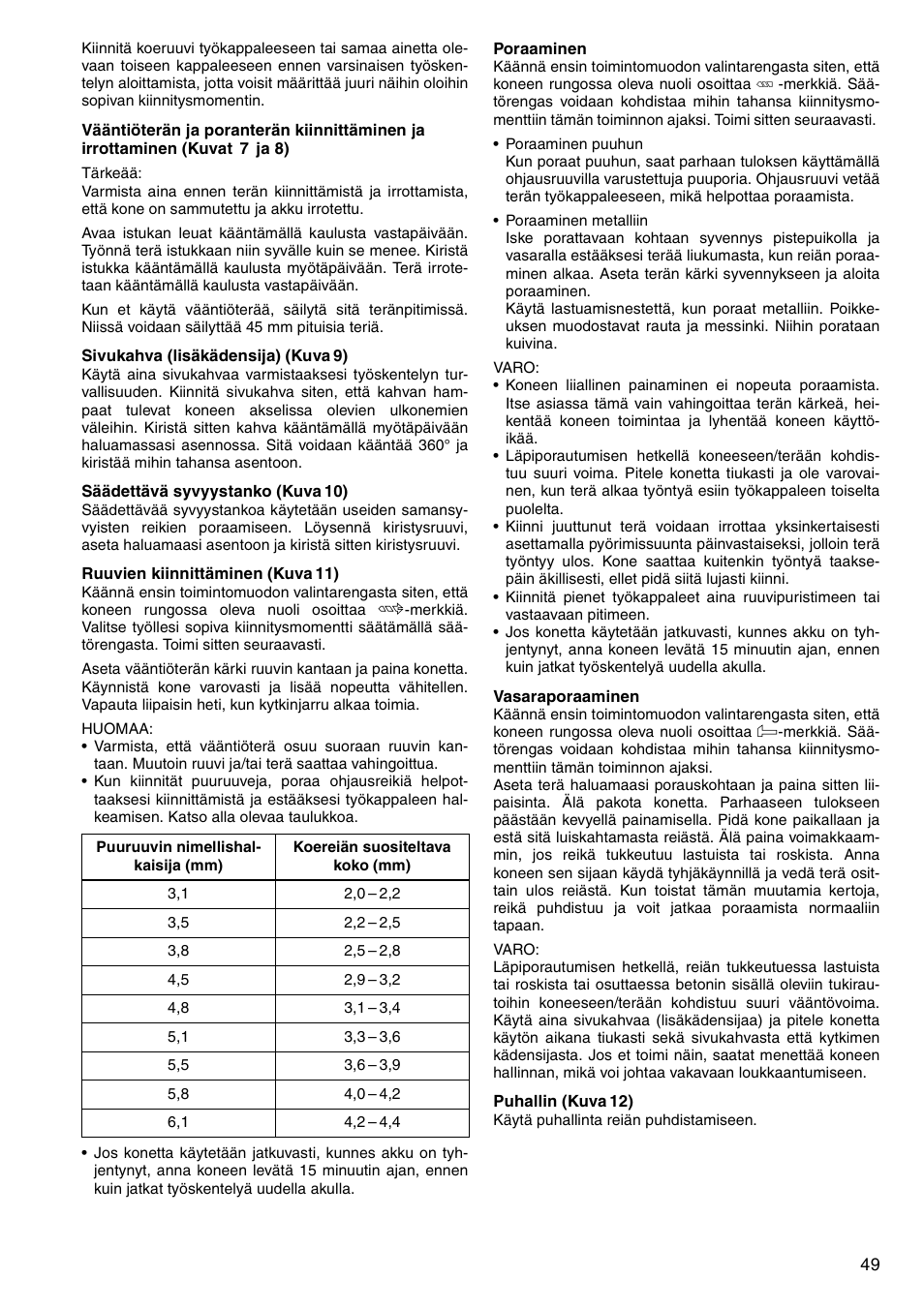 Makita 8443D User Manual | Page 49 / 64