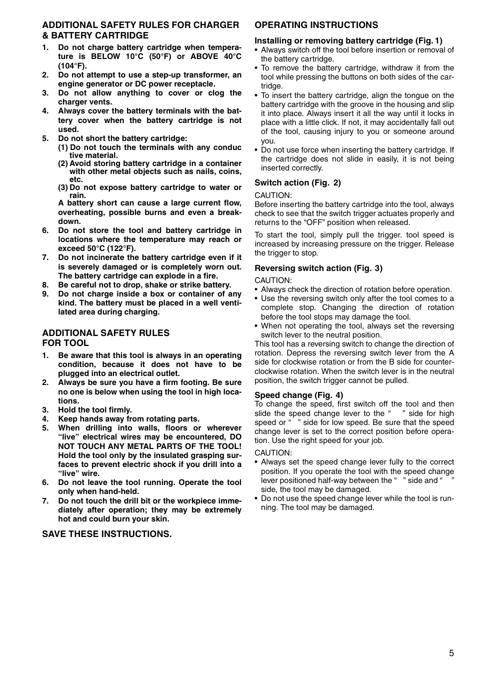 Makita 8443D User Manual | Page 5 / 64