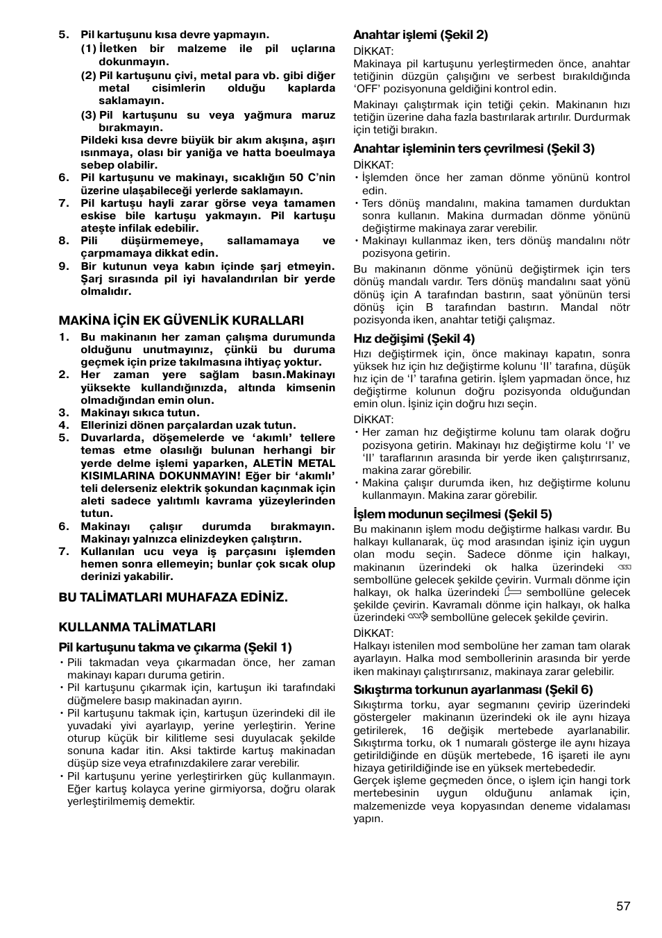 Makita 8443D User Manual | Page 57 / 64