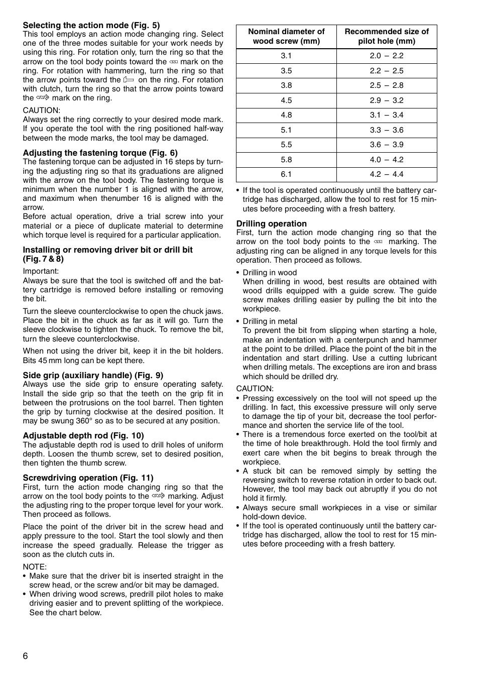 Makita 8443D User Manual | Page 6 / 64