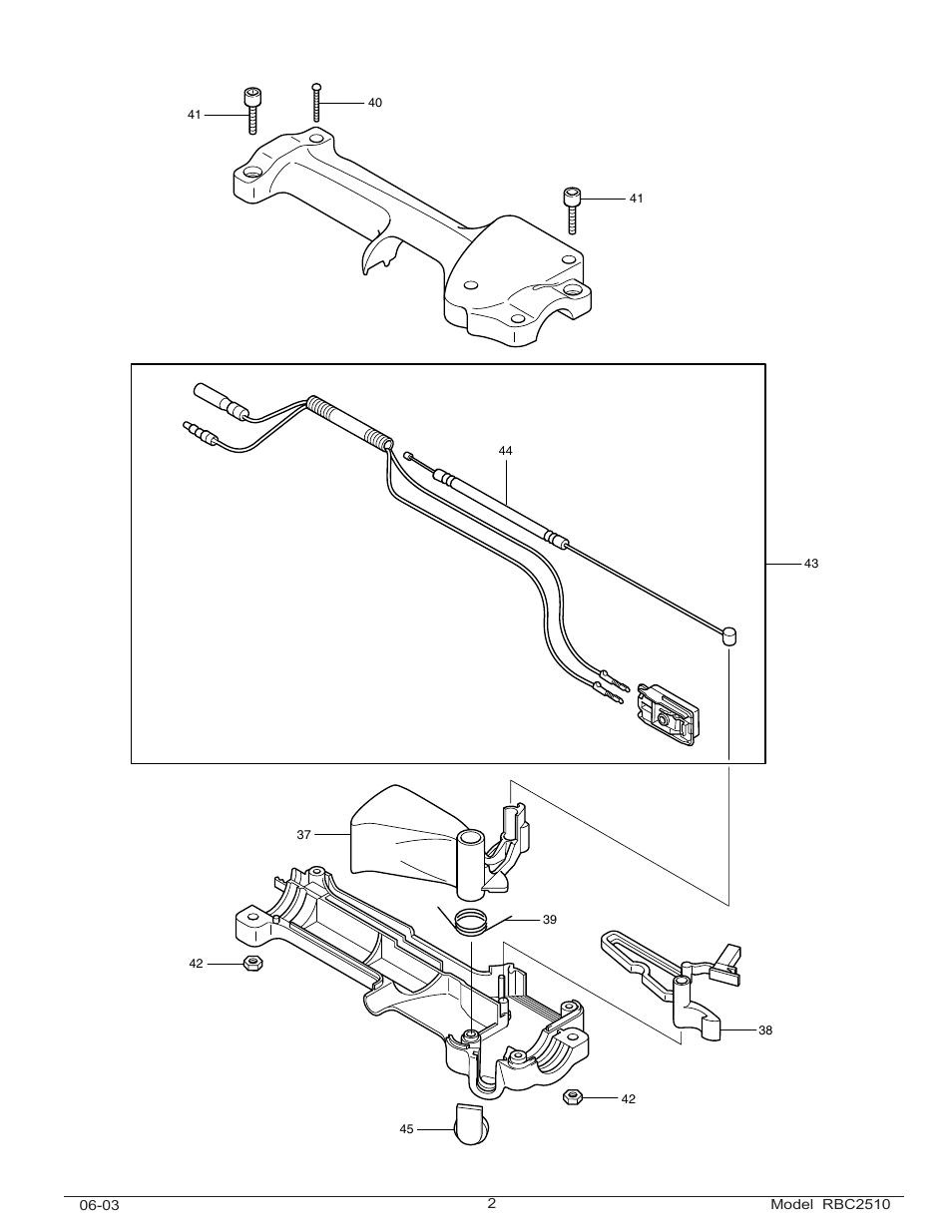 Makita RBC2510 User Manual | Page 2 / 6